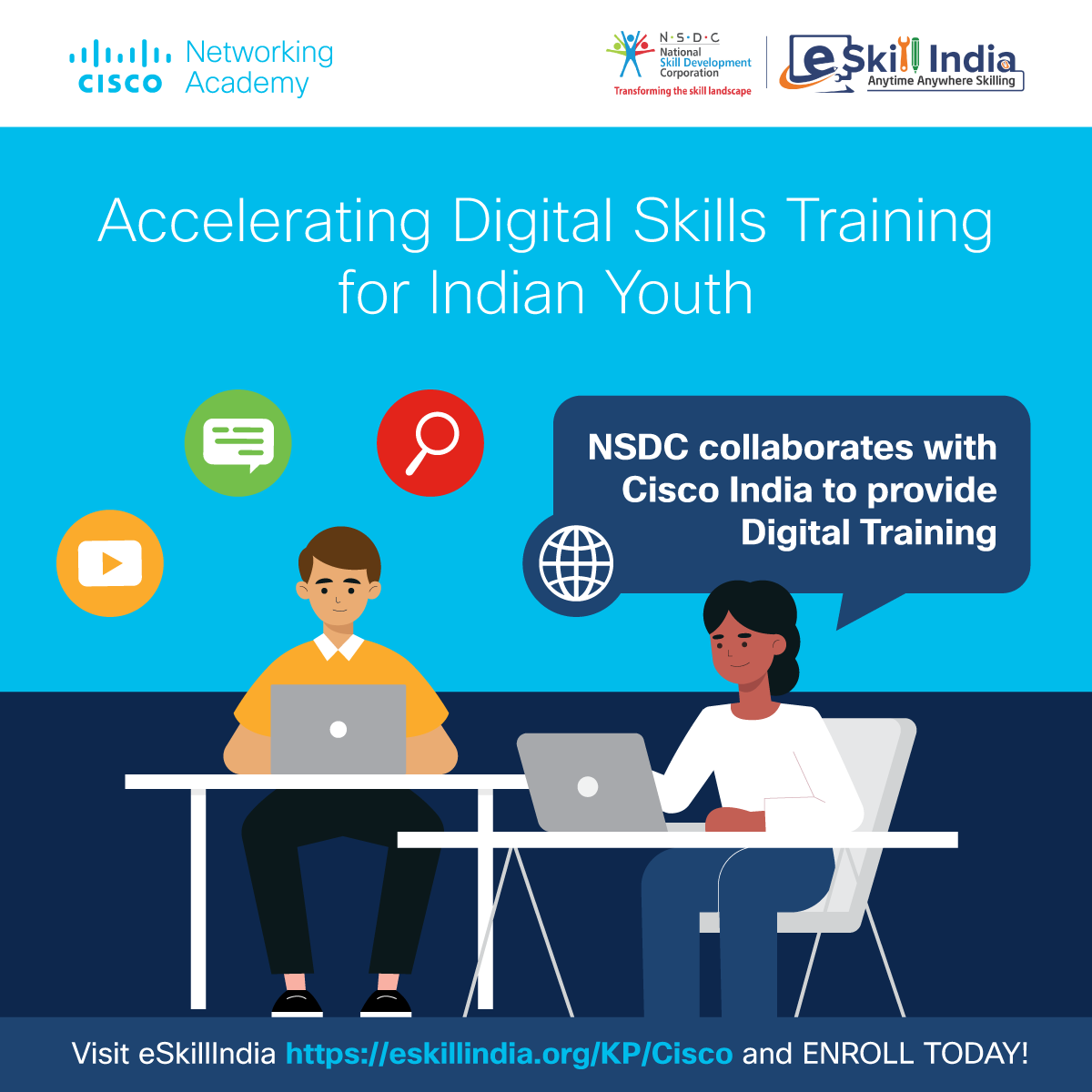 Cisco And Nsdc Partner To Upskill India In Digital Skills