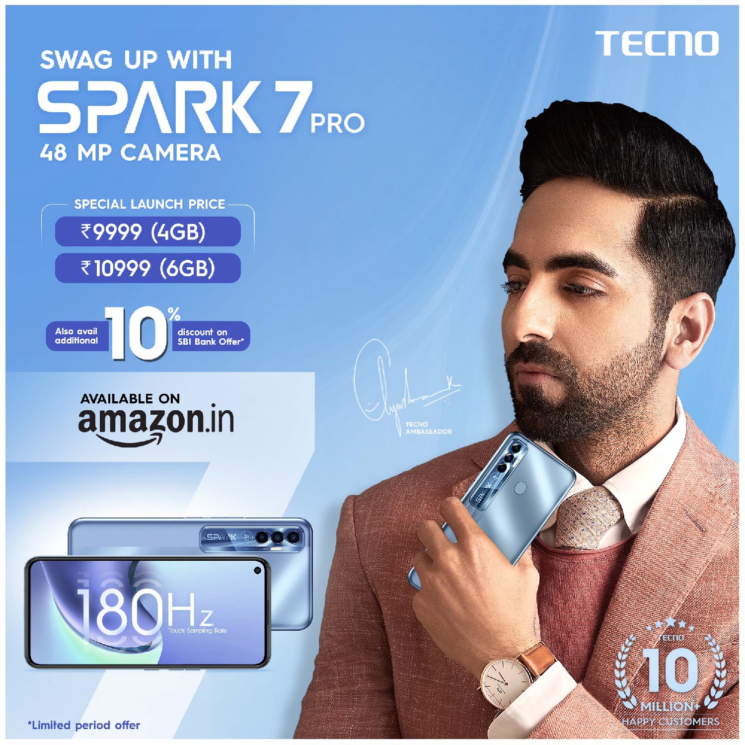 TECNO launches SPARK 7 Pro featuring 48MP Triple Rear camera & a ...